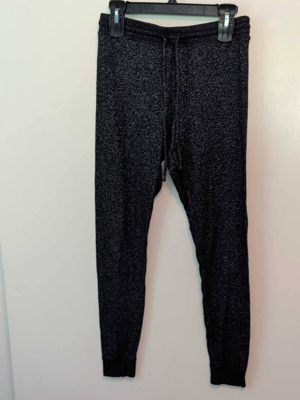 American Eagle Outfitters Black Marled Knit Joggers Ahh-mazingly Soft Medium